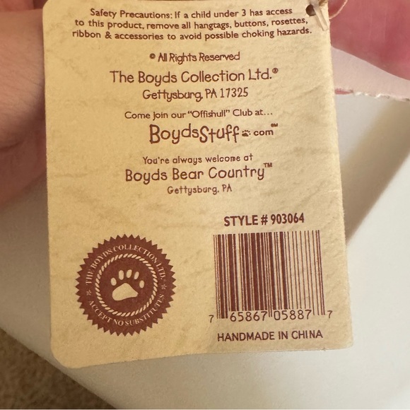Boyds Bear Basketball Bear, New with Tags - Picture 4 of 5